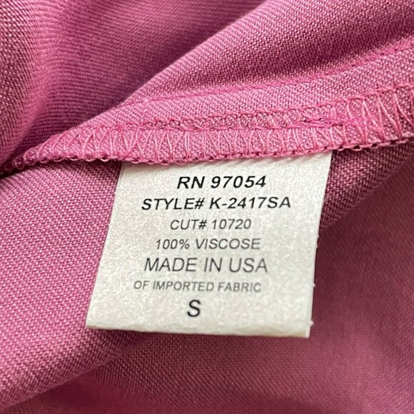 Revolve Krisa One Shoulder Ruffle Pink Mini Dress Size Small NWT - Picture 7 of 7